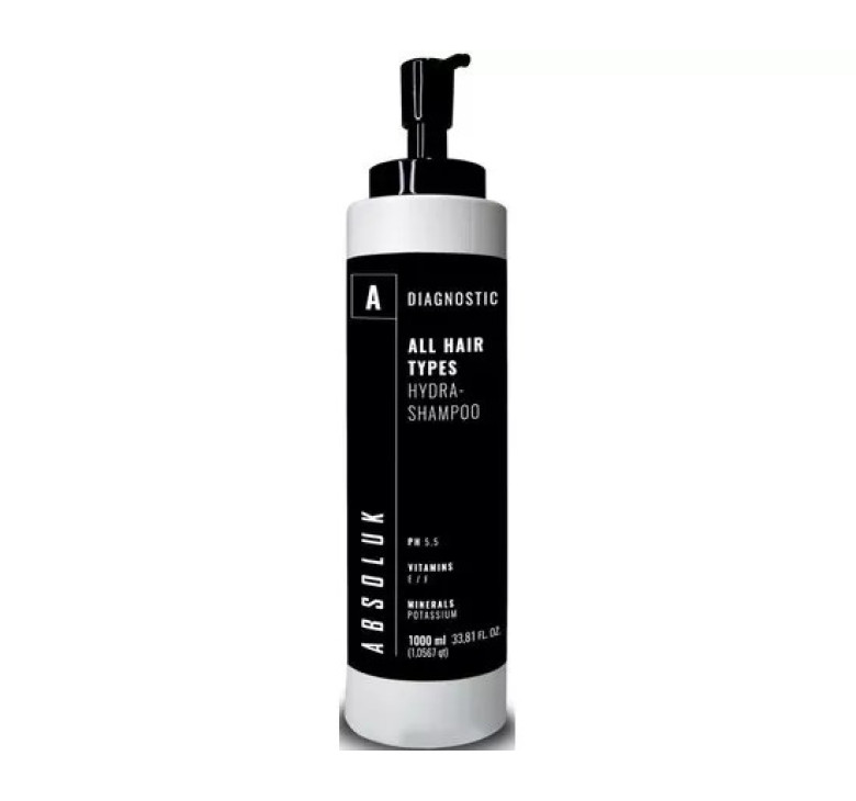 Гидро-шампунь для всех типов волос Absoluk Diagnostic All Hair Types Hydra-Shampoo 1000 мл
