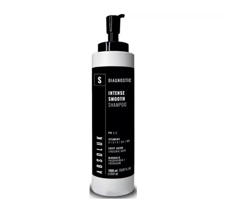 Интенсивный шампунь для разглаживания волос Absoluk Diagnostic Intense Smooth Shampoo 1000 мл