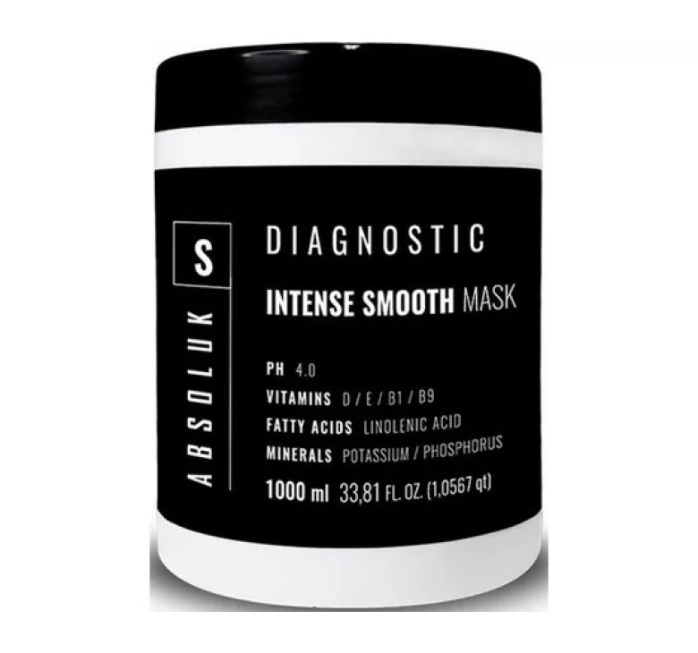 Интенсивная маска для разглаживания волос Absoluk Diagnostic Intense Smooth Mask 1000 мл