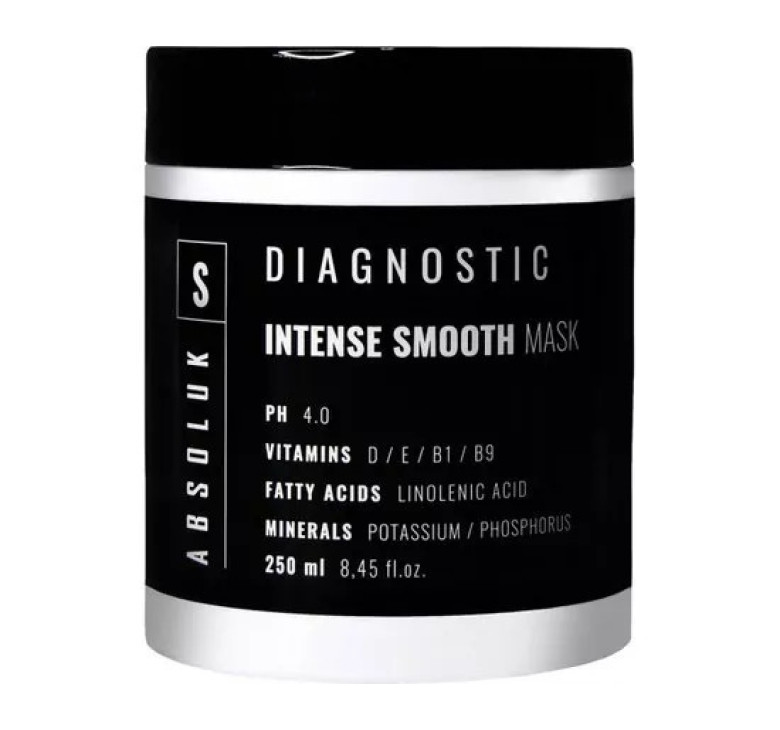 Интенсивная маска для разглаживания волос Absoluk Diagnostic Intense Smooth Mask 250 мл