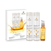 Набір для слабкого, довгого та посіченого волосся (ш 250мл+ конд 250мл+ сироватка 100мл) ARUAL Crystal Diamond Pack Набір для слабкого, довгого та посіченого волосся (ш 250мл+ конд 250мл+ сироватка 100мл) ARUAL Crystal Diamond Pack