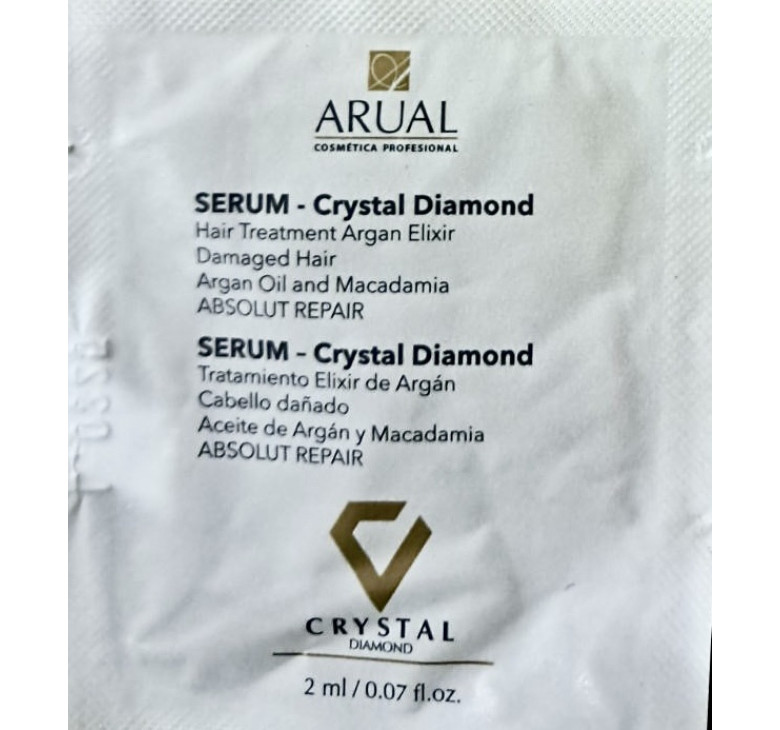 Сыворотка для слабых, длинных и секущихся волос ARUAL Crystal Diamond Serum 2 мл
