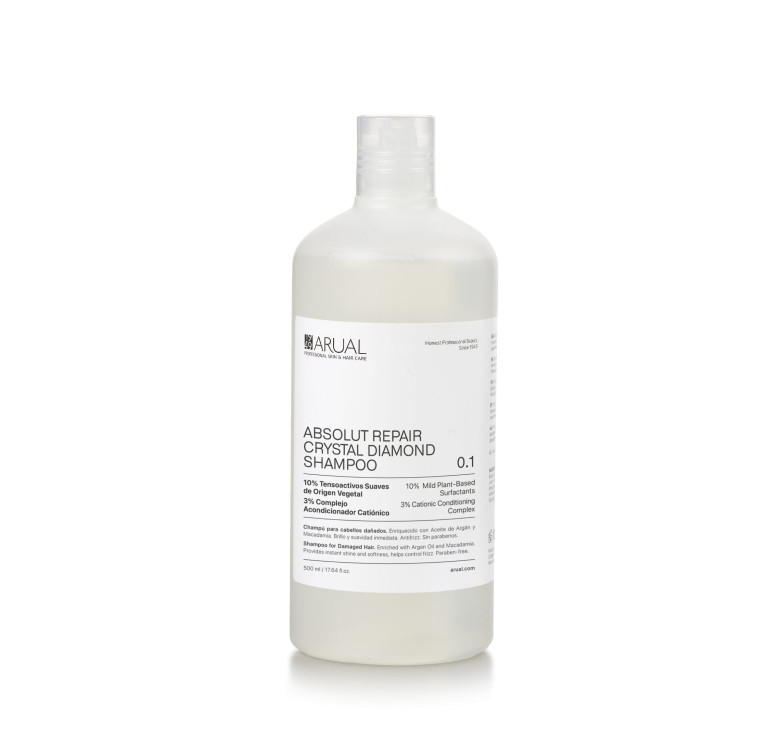 Шампунь для слабкого, довгого та посіченого волосся ARUAL Crystal Diamond Shampoo 500мл