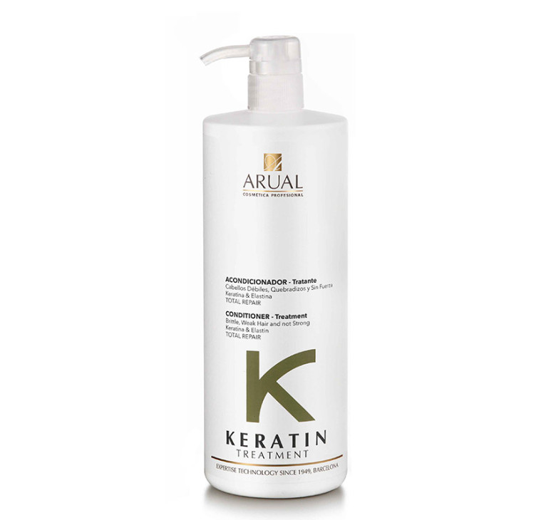 Кондиціонер для відновлення та проти випадіння для слабкого, тонкого волосся ARUAL Keratin Conditioner 1000мл