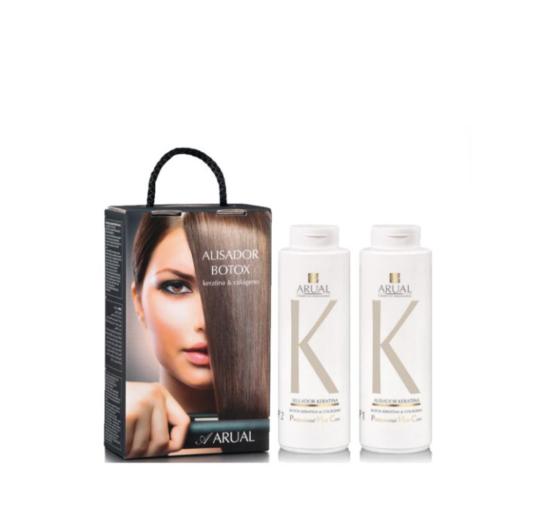 Набір для випрямлення волосся з ботоксом ARUAL Botox Pack 400 мл + 400 мл