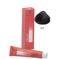 Фарба для волосся Permanent Coloration ARUAL Collection 1.1 - синьо-чорний 60мл