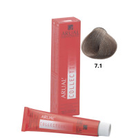 Фарба для волосся Permanent Coloration ARUAL Collection 7.1 - середній попелястий блонд 60мл Фарба для волосся Permanent Coloration ARUAL Collection 7.1 - середній попелястий блонд 60мл