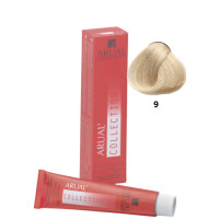 Фарба для волосся Permanent Coloration ARUAL Collection 9 - дуже світлий блонд 60мл