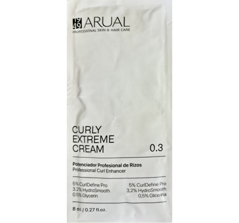 Крем для формування локонів ARUAL Curly Airless Extreme Cream 8мл