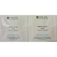 Сироватка антивікова для обличчя для жирної та комбінованої шкіри ARUAL Facial Serum Oily Skin 1мл + Крем антивіковий для обличчя для жирної та комбінованої шкіри ARUAL Facial Cream Oily Skin 2мл