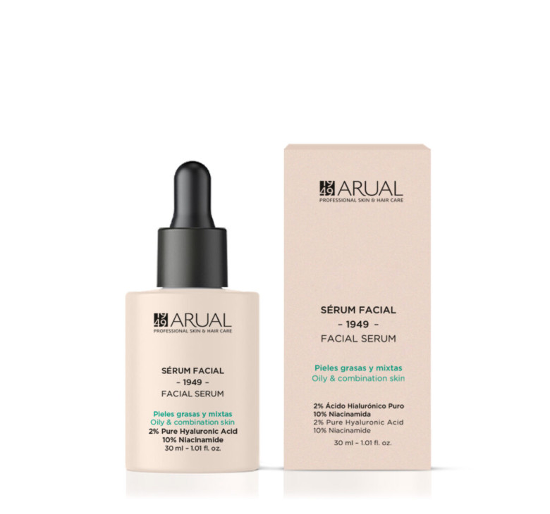 Сироватка антивікова для обличчя для жирної та комбінованої шкіри ARUAL Facial Serum Oily Skin 30мл