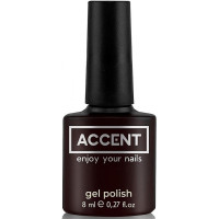 Каучукова база для гель-лаку Accent Rubber Base Coat (hard), 8 мл