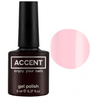 База камуфлююча для нігтів Accent Color Rubber Base Coat 003, 8 мл