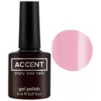 База камуфлююча для нігтів Accent Color Rubber Base Coat 004, 8 мл