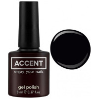 Гель-лак для нігтів 001 Accent Gel Polish 8 мл 