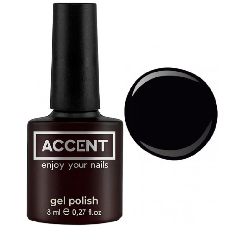 Гель-лак для нігтів 001 Accent Gel Polish 8 мл 