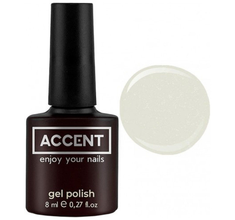 Гель-лак для нігтів 004 Accent Gel Polish 8 мл 