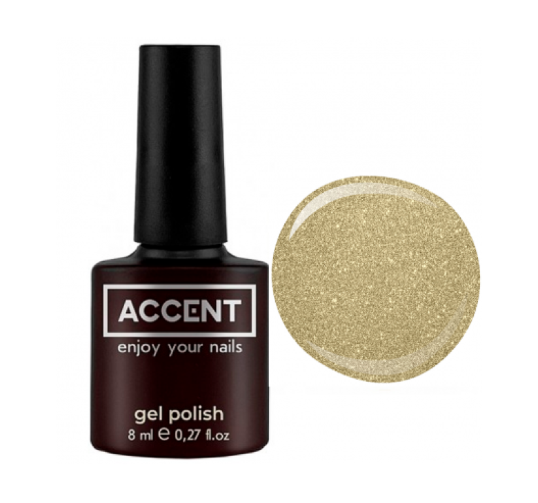 Гель-лак для нігтів 009 Accent Gel Polish 8 мл 