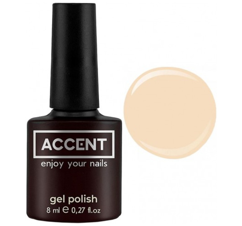 Гель-лак для ногтей 010 Accent Gel Polish 8 мл