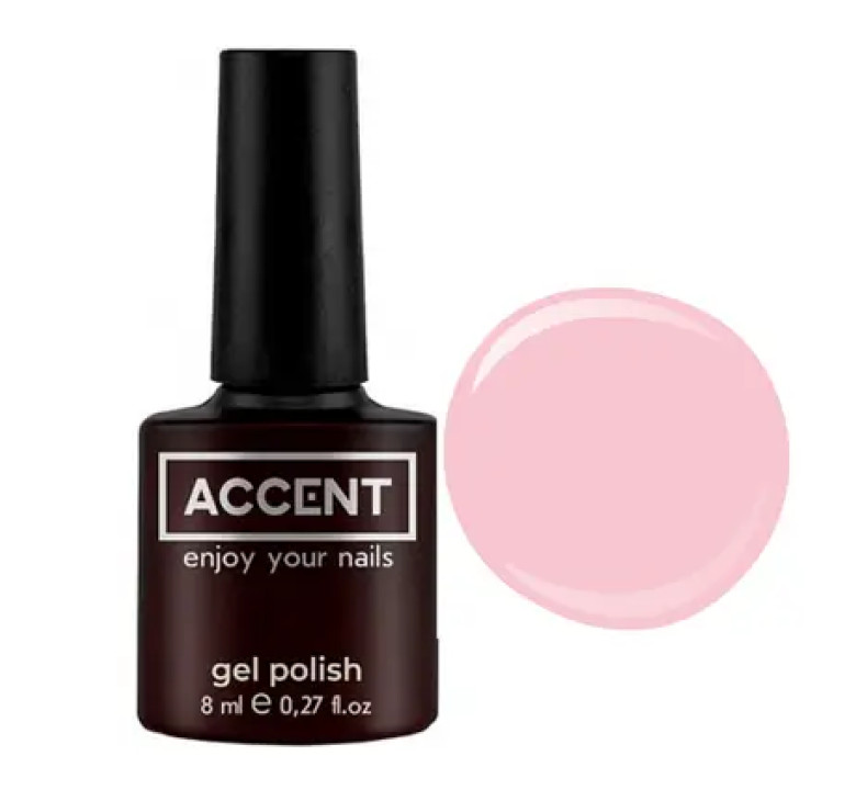 Гель-лак для ногтей 024 Accent Gel Polish 8 мл