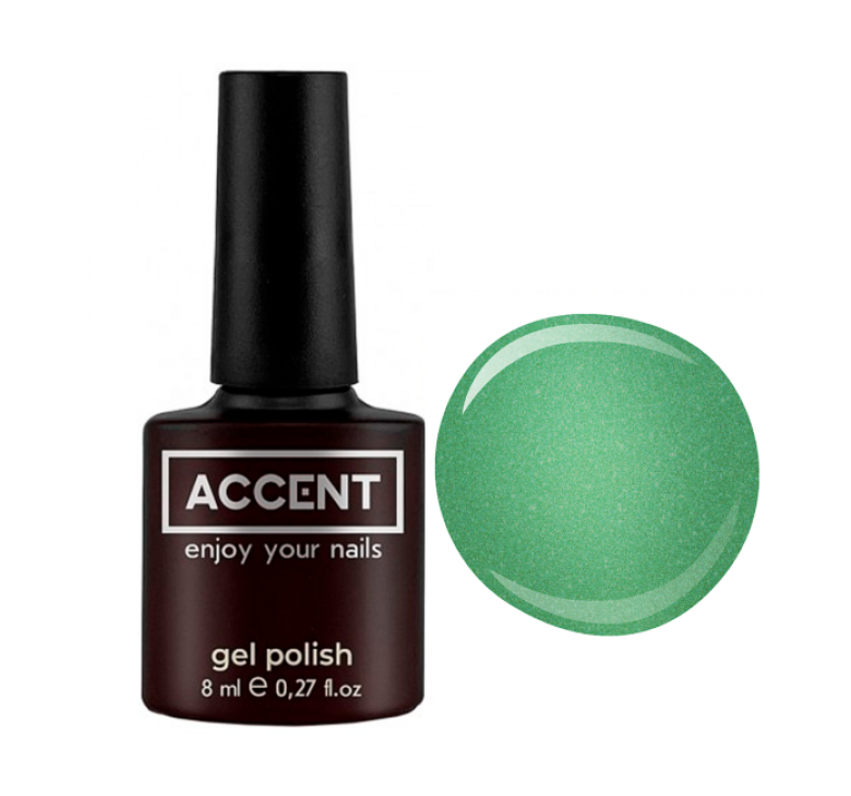 Гель-лак для нігтів 124 Accent Gel Polish 8 мл 