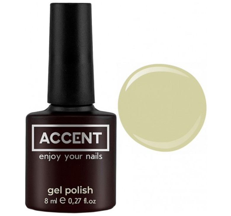 Гель-лак для нігтів 142 Accent Gel Polish 8 мл 