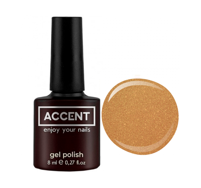 Гель-лак для нігтів 158 Accent Gel Polish 8 мл 