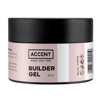 Гель для моделювання 006 Прозорий Accent Builder Gel Clear 30 г 