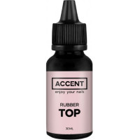 Топ каучуковий Accent Rubber Top Coat 30 мл