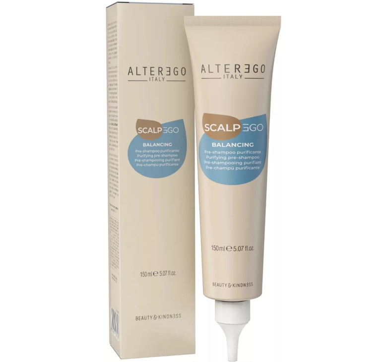 Пилинг для очищения и восстановления баланса кожи головы Alter Ego ScalpEgo Balancing Treatment Pre-Shampoo 150мл