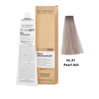 Крем-фарба суперосвітлююча (попелястий) Alter Ego Blonde Ego Pure Diamond Lift HL.1 Ash 60мл