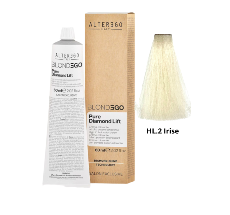 Крем-фарба суперосвітлююча (ірис) Alter Ego Blonde Ego Pure Diamond Lift HL.2 Irise 60мл