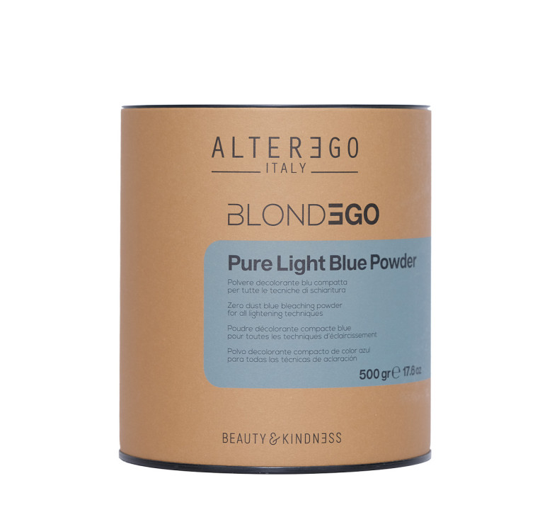 Освітлюючий порошок блакитний (банка+мірна ложка) Alter Ego Blonde Ego Pure Light Blue Powder 500г