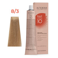 Крем-фарба для волосся 8/3 світлий блондин золотистий Alter Ego Fast Color 10 100мл