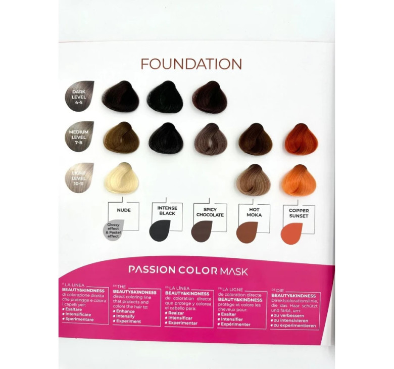 Маска кондиционирующая оттеночная - Горячий мока Alter Ego Passion Color Mask Hot Moka 250мл