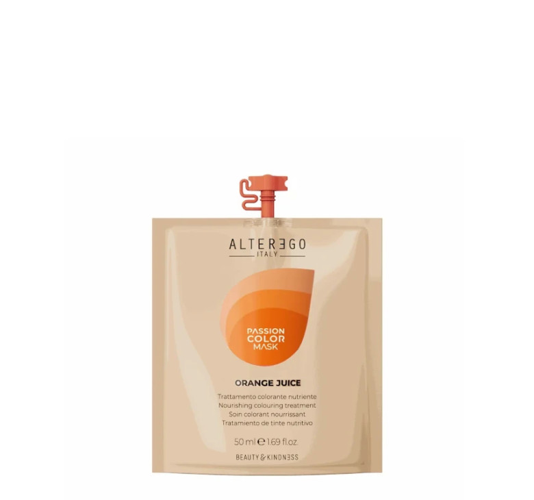 Маска кондиционирующая оттеночная - Апельсиновый сок Alter Ego Passion Color Mask Orange Juice 50мл