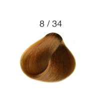 Перманентна крем-фарба для волосся 8/34 світлий русявий золотистий мідний Alter Ego Technofruit Color 100мл