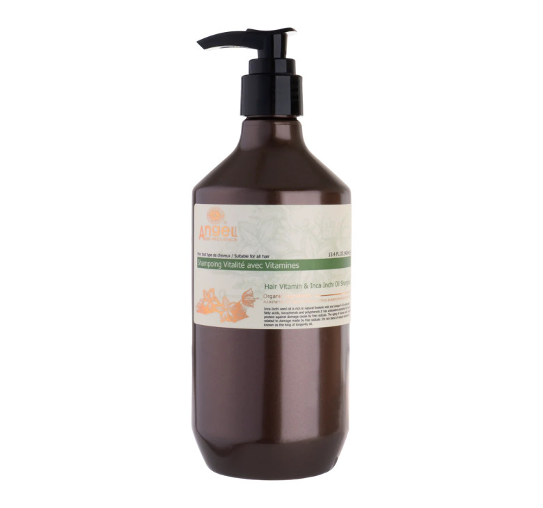 Шампунь с маслом инка-инчи Angel Professional Paris Provence Inca Inchi Oil & Hair Vitamin Shampoo 400 мл