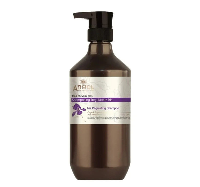 Шампунь для укрепления волос с экстрактом ириса флорентийского Angel Professional Paris Provence Iris Regulating Shampoo 400 мл