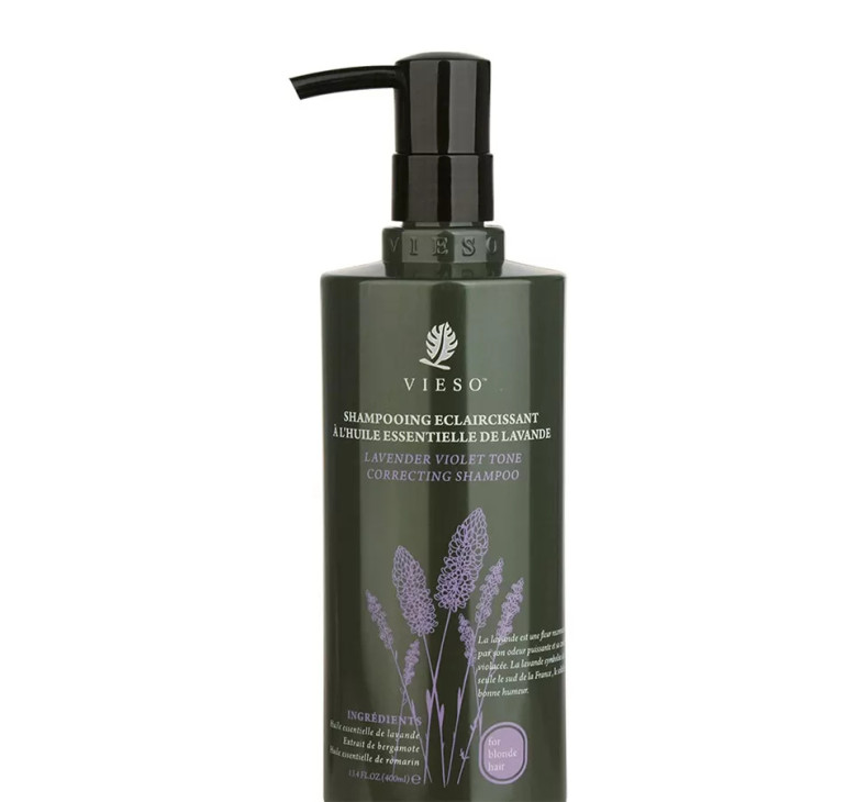 Шампунь лавандовий нейтралізація жовтизни Angel Professional Vieso Shampoo 400мл