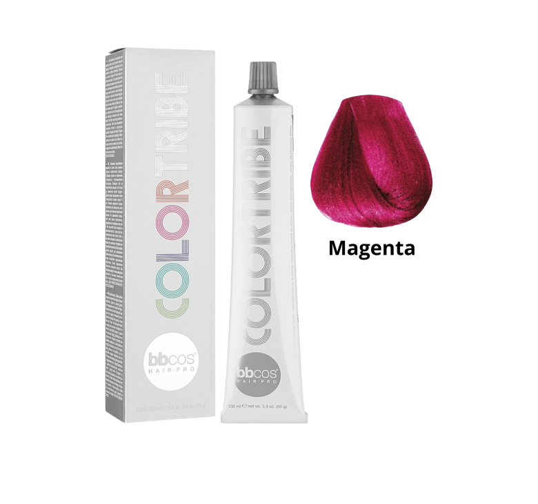 Краска для волос прямого действия BBcos ColorTribe Magenta малиновый 100мл
