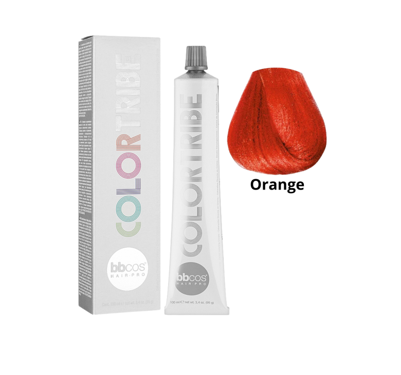 Краска для волос прямого окрашивания BBcos ColorTribe цвет оранжевый Orange 100мл