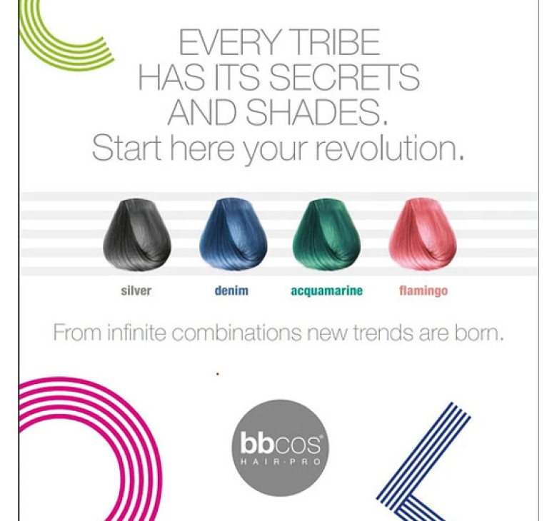 Фарба для волосся прямого фарбування BBcos ColorTribe колір помаранчевий Orange 100мл