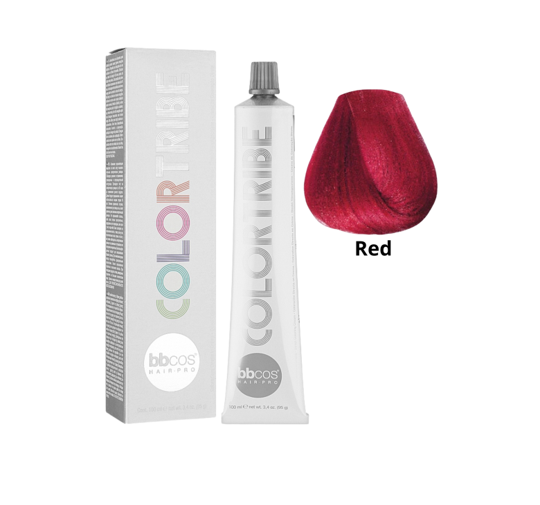 Краска для волос прямого окрашивания BBcos ColorTribe цвет красный Red 100мл