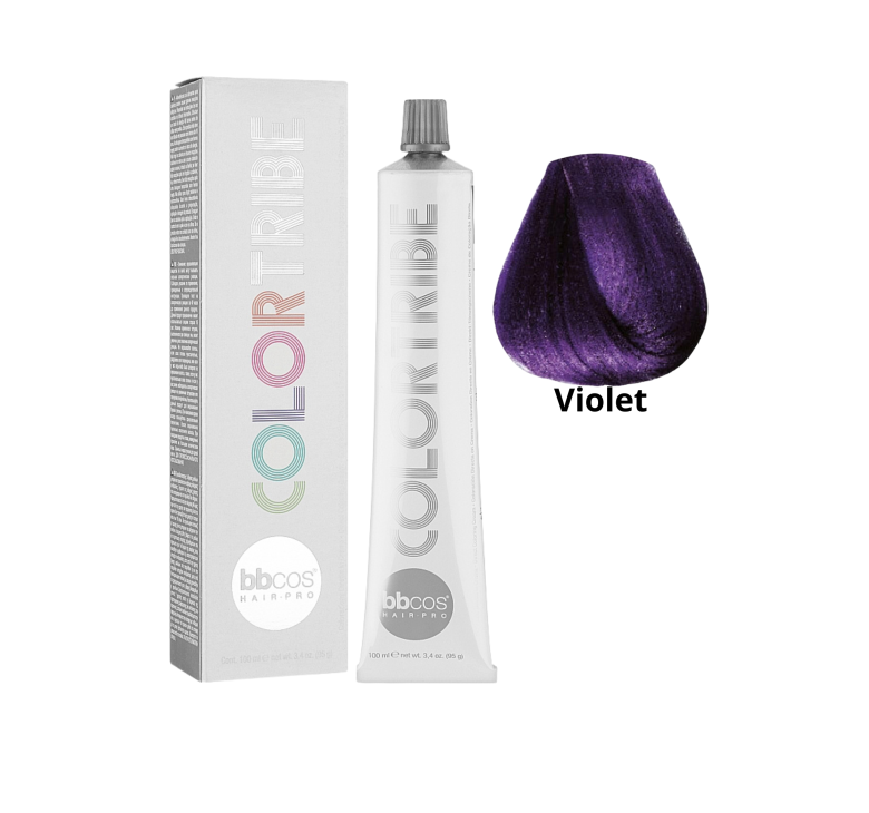 Краска для волос прямого окрашивания BBcos ColorTribe цвет фиолетовый Violet 100мл