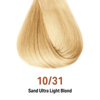 Напівперманентна фарба для волосся BBcos Earthia Color Nathue Complex 10/31 пісочний ультра світлий блондин 100мл