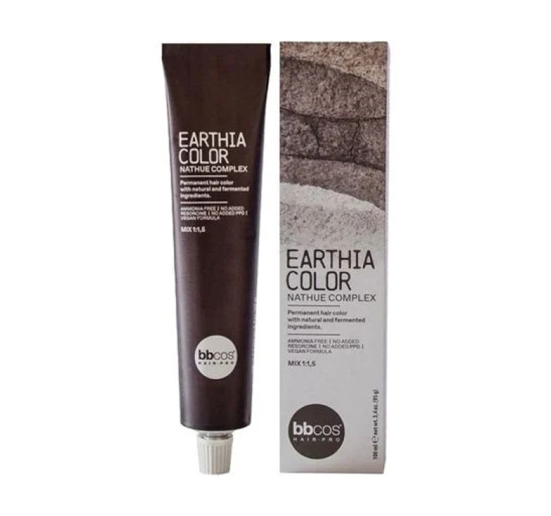Напівперманентна фарба для волосся BBcos Earthia Color Nathue Complex 9/00 насичений блондин 100мл