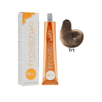 Крем-краска для волос BBcos Innovation Evo 7/1 блондин пепельный 100мл