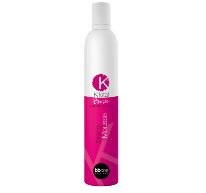 Мусс для волос BBcos Kristal Basic Strong Mousse 500мл