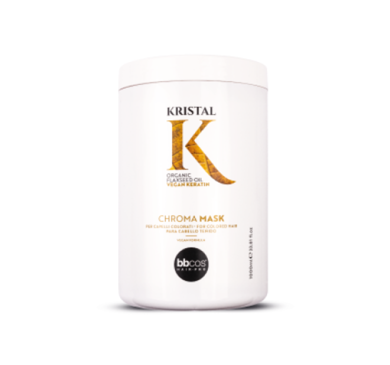 Маска для окрашенных волос BBcos Kristal Chroma Mask 1000мл 